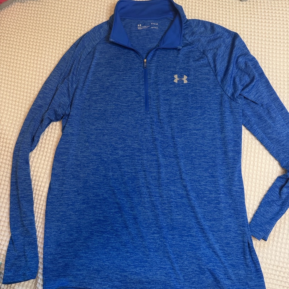 Under Armour Men's Long Sleeve 1/4 Zip Shirt - Royal Blue